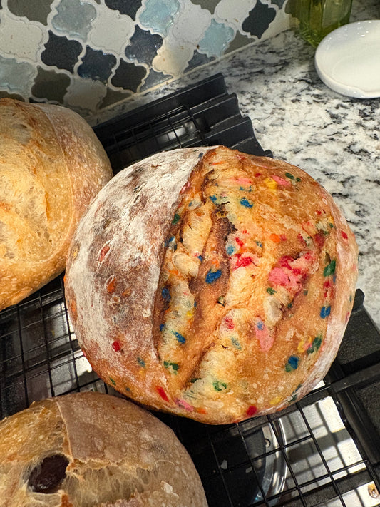 Funfetti Sourdough Loaf