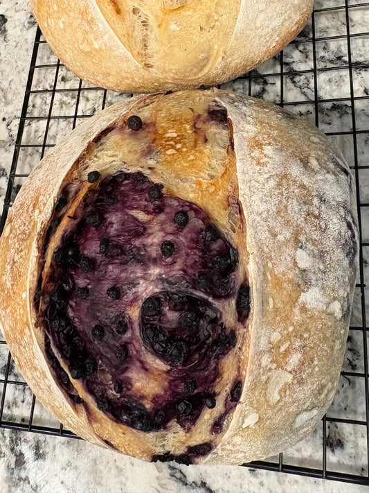 Blueberry Sourdough Loaf
