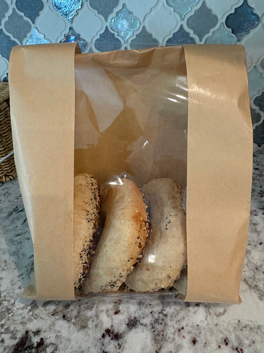 Everything Sourdough Bagels